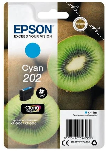 Epson Kiwi 202 Originalus Žydras 1 vnt