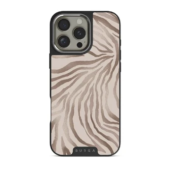 Lustre - iPhone 16 Pro Max Case, Elite Dark (MagSafe) / Silver