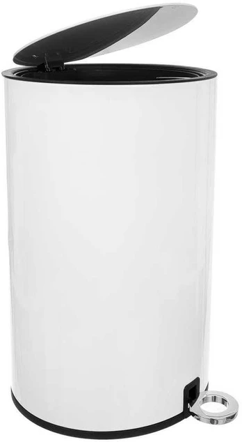 Šiukšliadėžė 6 L, balta