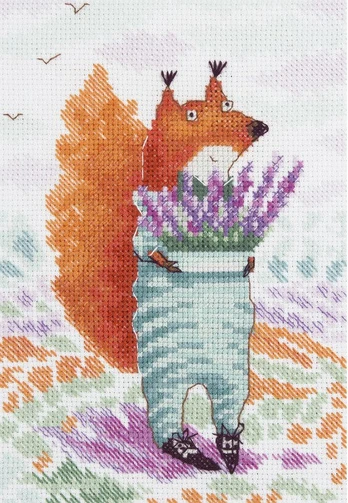 Cross stitch kit KLART "Lavender for her" KL8-233