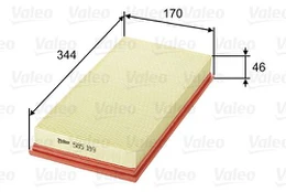 Oro filtras VALEO 585189 kaina