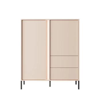 Komoda Dast 2D2S, smėlio spalvos