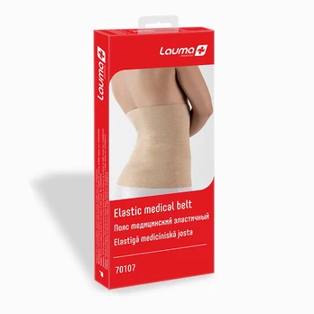 Elastinė medicininė diržas Lauma 70107 su 16% vilna - 5. XL