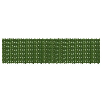 Balkono ekranas su lapais Žalia 600 x 150 cm