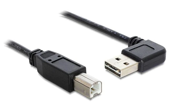 USB kabelis Delock USB-A – USB-A 2 m juodas (83375)