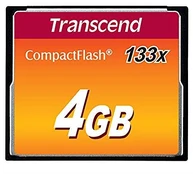 MEMORY COMPACT FLASH 4GB/SLC TS4GCF133 TRANSCEND kaina