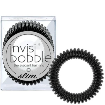 INVISIBOBBLE Slim True Black plaukų gumytės, 3 vnt