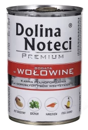 Dolina Noteci Premium daug jautienos 400g kaina