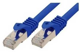 S-Conn BASIC-S Patchkabel S/FTP PIMF Rohkabel Cat.7 blau 1,0m