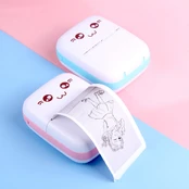 Thermal printer mini cat HURC9 - blue kaina