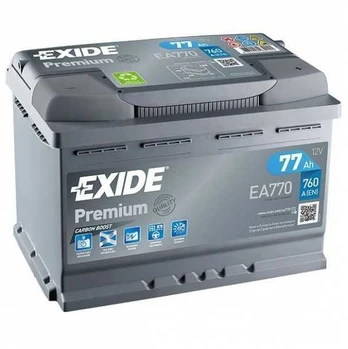 Akumuliatorius EXIDE 77 Ah 760 A EN 12V