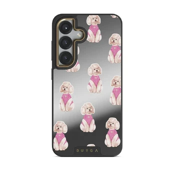 Poodle - Samsung Galaxy S25 Plus Case, Elite Mirror (Magnetic) / Gold