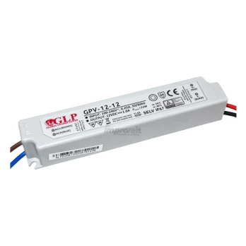 GLP maitinimo šaltinis 12V 12W IP67 (GPV-12-12)
