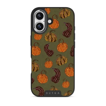 Pumpkin Season - iPhone 17 Case, Elite Dark (MagSafe) / Silver