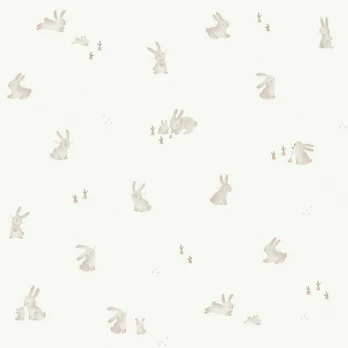 Little Dutch Fleece Wallpaper ´Baby Bunny´