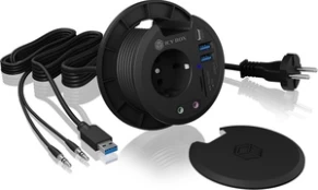 Šakotuvas Tisch Hub Icy Box Multiport 2xUSB 3.0 Type-A kaina