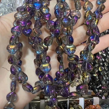 Stiklo karoliukai, 06 Transparent Purple