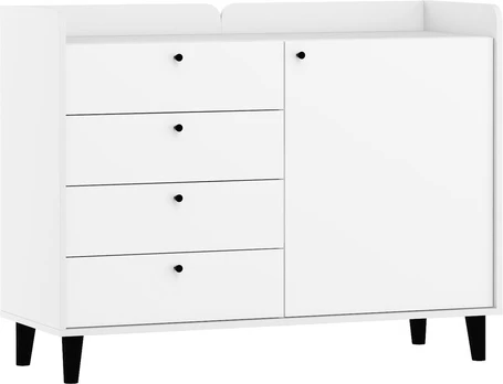 Komoda Meblocross Dolce Dol-03 1D4S, balta
