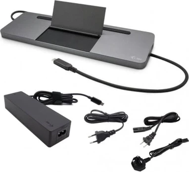 I-TEC USB-C Metal Dock + Charger 100W | C31FLATPRO100