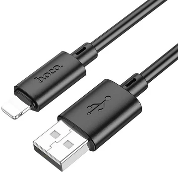 USB kabelis HOCO X88 "lightning" juodas 1m