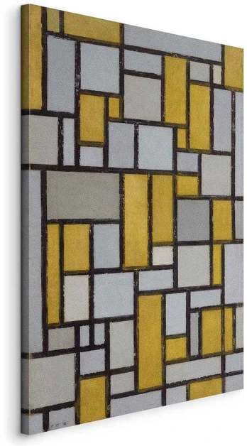 Artgeist XXL paveikslas - Piet Mondrian – Composition with Grid 41