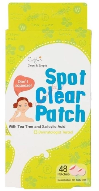 Cettua Spot Clear Patch 48 Lipnus pleistras dėmėms 48 vnt