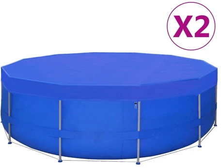 Baseino uždangalai, 2vnt., 540cm, PE, 90g/m², apskriti