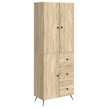 Spintelė 2 pcs Sonoma ąžuolas Apdirbta mediena