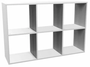 Lentyna Malax 2x3, balta, 30 cm x 110 cm x 75 cm