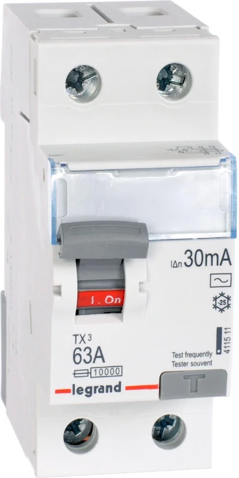 Legrand 2P 63A 0.03A tipo AC P302 - 411511
