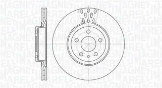 Stabdžių diskas MAGNETI MARELLI 361302040258