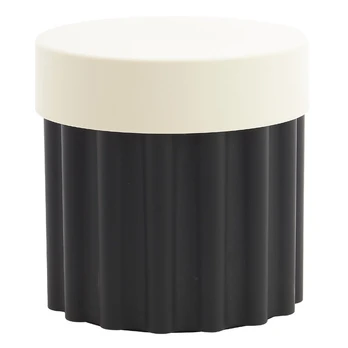Minimalistinis staliukas „SCOTT“, juodos ir smėlio spalvos
