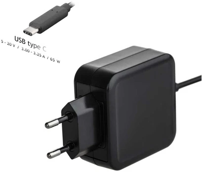 Dell Kit E5 65W Type-C AC Adapteris (EUR)