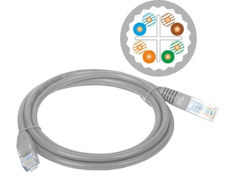 Alantec Patch-cord U / UTP kat.6A LSOH 10,0m pilka
