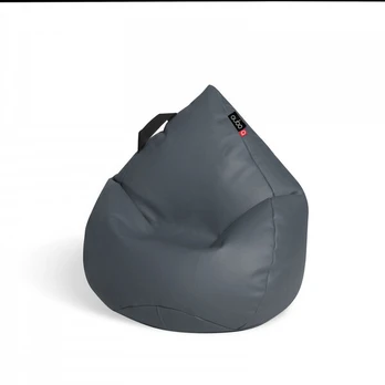 Vaikiškas sėdmaišis Qubo™ Drizzle Drop Fig Soft Fit, tamsiai pilkas