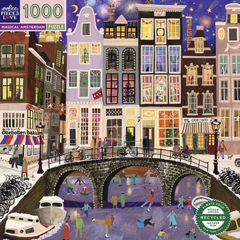 Eeboo - Puzzle 1000 pcs - Magical Amsterdam - (EPZTAMD