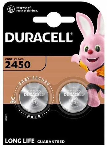 Duracell baterija CR2450 3V 2vnt