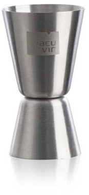 Vacu Vin Dubbel mätglas Vacuvin - 2 / 4 cl - Rostfri