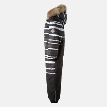 Huppa Vaikų žieminis kombinezonas WILLE 2, black pattern/ black