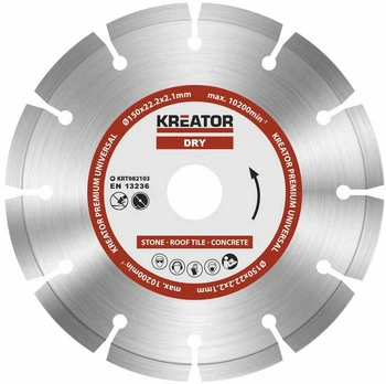 Kreator KRT082103 - Diamond segment disc 150mm PREMIUM