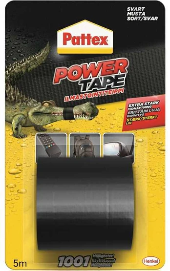 Juvita Power Tape 5m Sort