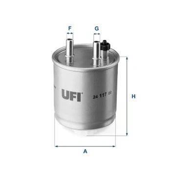 Kuro filtras UFI 24.117.00