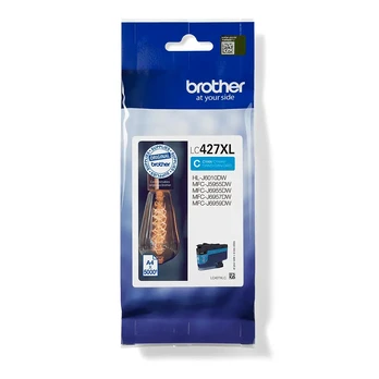 Brother LC-427XLC, High (XL) Yield, Pigment-based ink, 5000 pages, 1 pc(s), Single pack