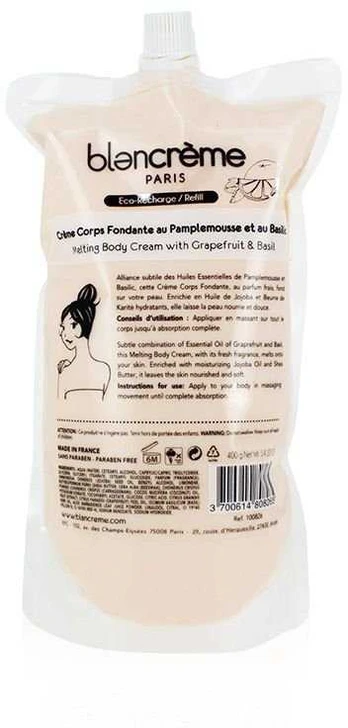 Blancreme Grapefruit & Basil tirpstantis kūno kremas, 400g