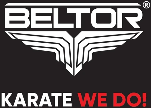 Lipdukas Beltor Karate We Do! - Juodas 8x8 cm
