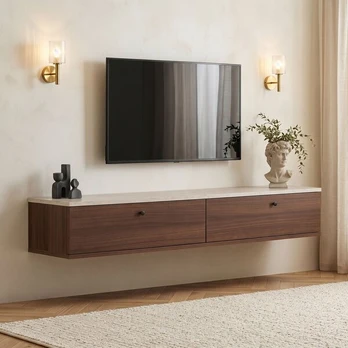 TV staliukas Ligne 160, rudas