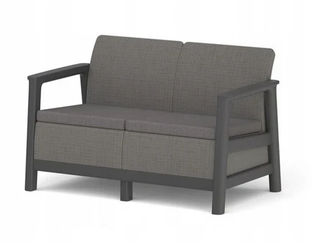 Keter Darza divans divvietigs Scandi Linea 2 Seater Sofa peleks ()