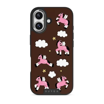 Cloud Hopping - iPhone 17 Case, Elite Dark (MagSafe) / Silver