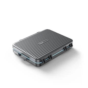Orico PHCD Case for Memory Cards and Data Media Juodas 2.5" SSD 2.5" HDD M.2 SSD SD Micro SD CompactFlash Card Readers - Juodas