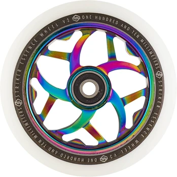 Striker Essence V3 White Pro Scooter Wheel (Rainbow)